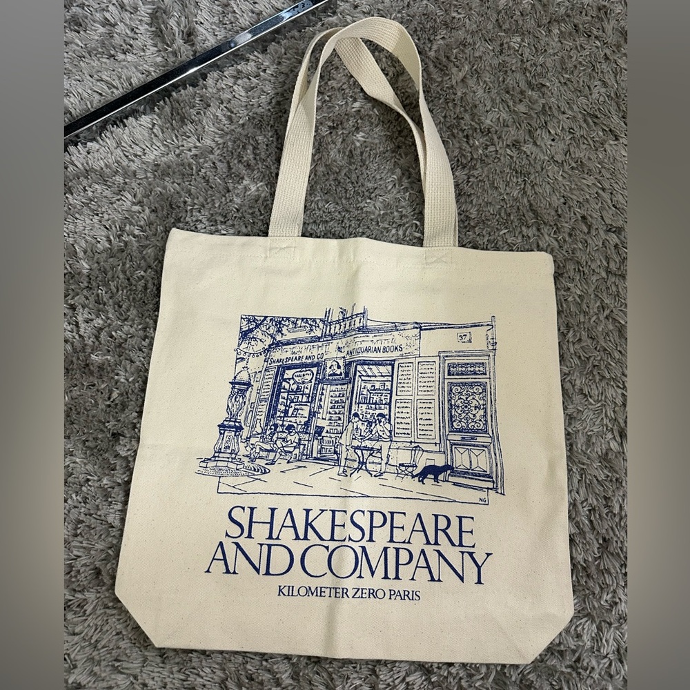 Shakespeare Tote Bag from Paris